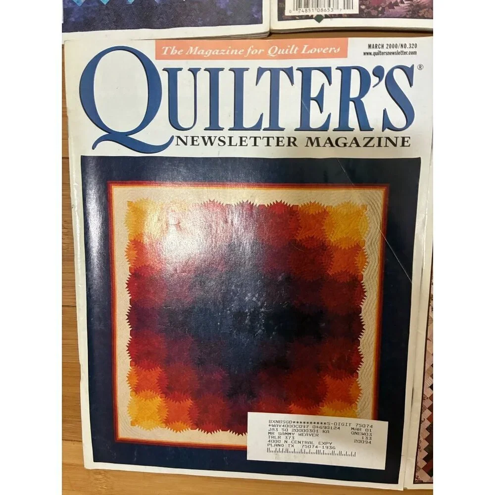 VTG Quilters Magazine Patchwork Quilts Bundle 5 Issues 1986-2000 Crafts DIY Y2K